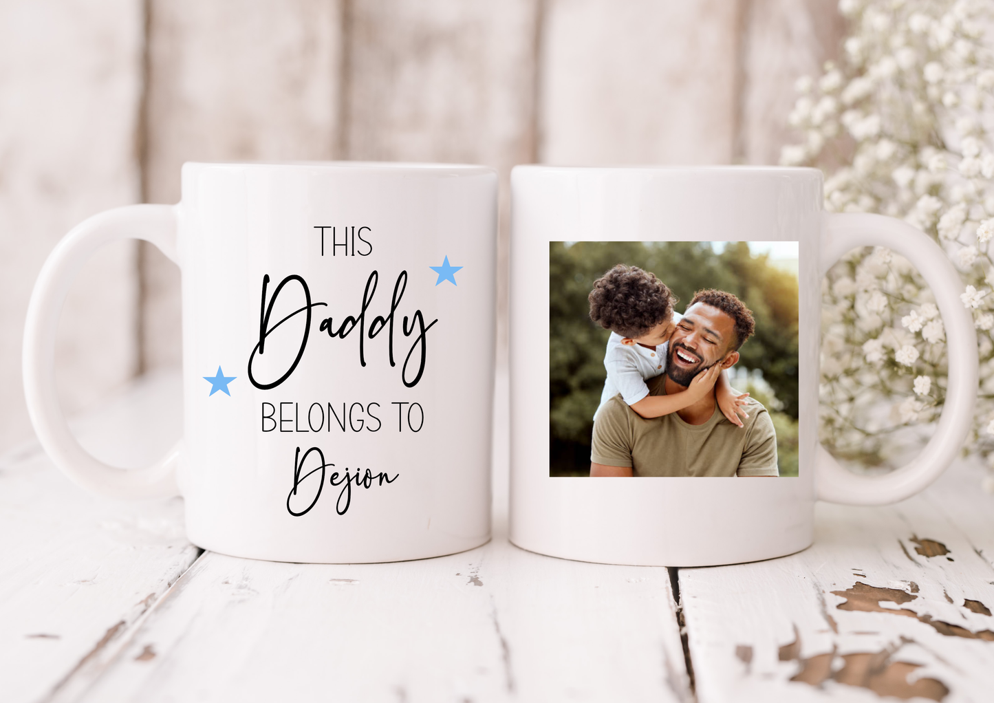 Fathers Day Mug - This daddy belongs to...