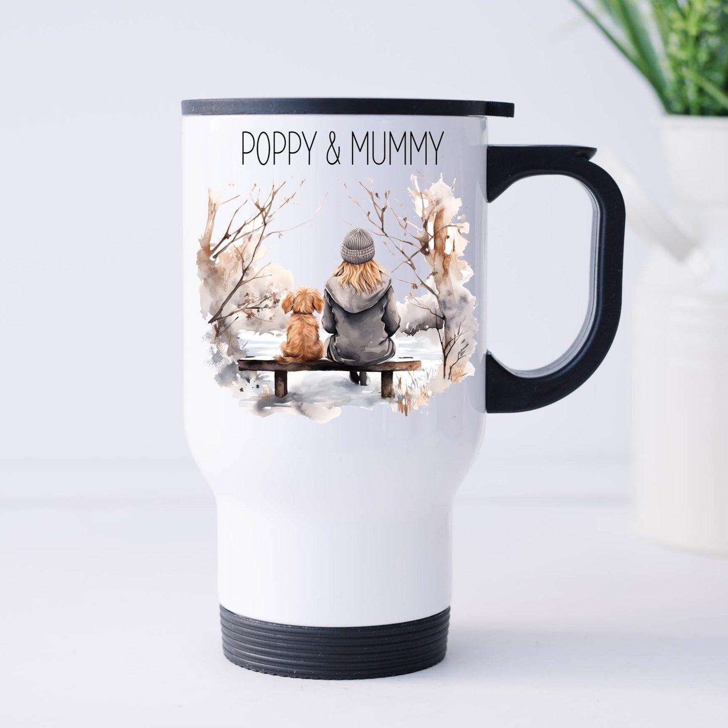 Dog & Dad Travel Mug